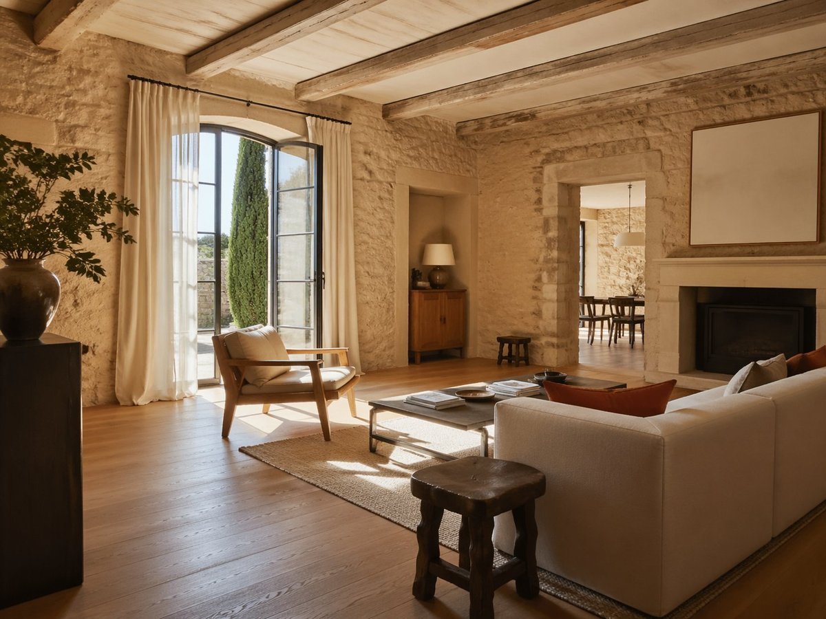 Intérieur restauré par Delahautemaison